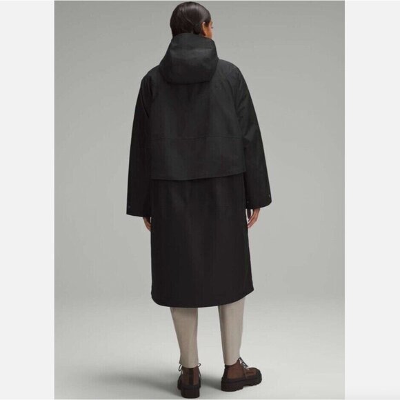 Lululemon 3 In 1 Insulated Rain Coat Jacket Parka Size 10 Black $498 Retail - Picture 2 of 14
